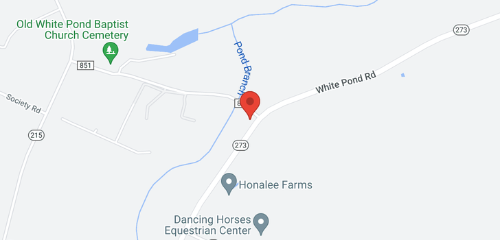 map of 597 White Pond Road, Williston, SC 29853